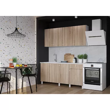 Кухонный гарнитур Point 1.7 м - Сонома (Горизонт)