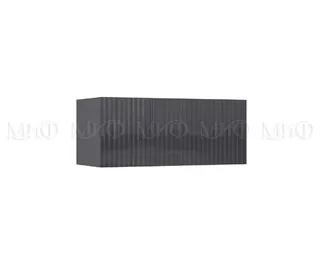 Тумба навесная №2 Оливия - Графит Софт / Графит (МИФ)