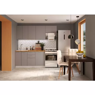 Кухня Валерия 2.1м - Монблан софт