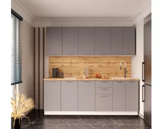 Кухня Валерия 2.2м - Монблан софт