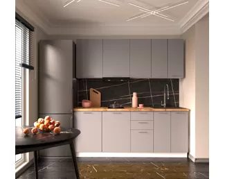 Кухня Валерия 2.0м - Монблан софт