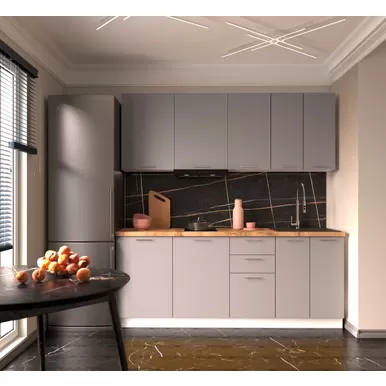 Кухня Валерия 2.0м - Монблан софт