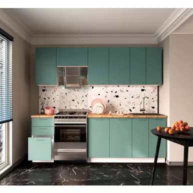 Кухня Валерия 2.4м - Лагуна софт