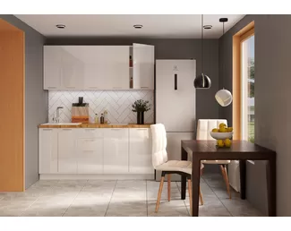 Кухня Валерия 1.8м - Белый глянец