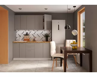 Кухня Валерия 1.8м - Монблан софт