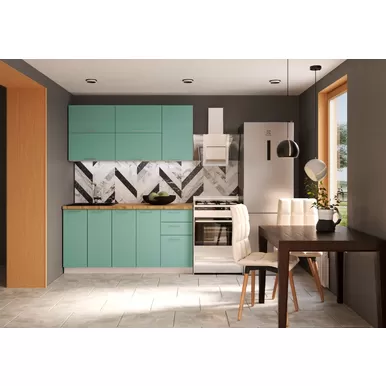 Кухня Валерия 1.6м - Лагуна софт