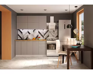 Кухня Валерия 1.6м - Монблан софт