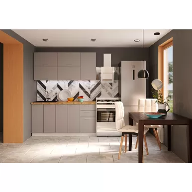 Кухня Валерия 1.6м - Монблан софт