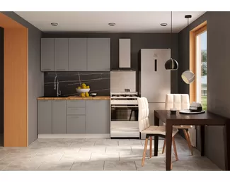 Кухня Валерия 1.5м - Монблан софт