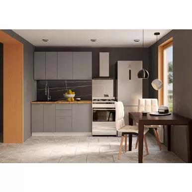 Кухня Валерия 1.5м - Монблан софт