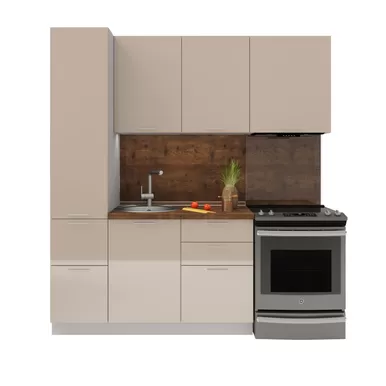 Кухня Валерия 2.0м - Капучино глянец