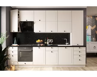 Кухня Перфетта 3.1м - Кварц софт (Сурская мебель)