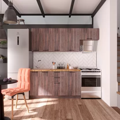 Кухня Хелмер 2.1м ЛДСП - Дуб кальяри