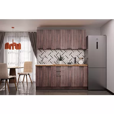 Кухня Хелмер 1.8м ЛДСП - Дуб кальяри