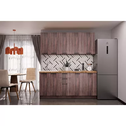 Кухня Хелмер 1.8м ЛДСП - Дуб кальяри