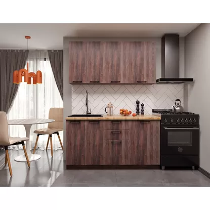 Кухня Хелмер 1.5м ЛДСП - Дуб кальяри