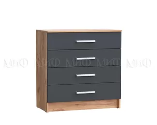 Комод Мартина 800 (С/Г) - Графит/Дуб крафт (МИФ)