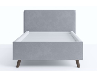 Кровать Интерьерная Ванесса 1,2 м - Светло-серый (Столлайн)