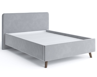 Кровать Интерьерная Ванесса 1,4 м - Светло-серый (Столлайн)
