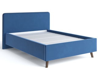Кровать Интерьерная Ванесса 1,4 м - Синий (Столлайн)