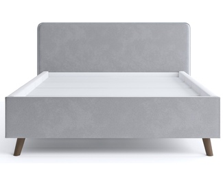 Кровать Интерьерная Ванесса 1,6 м - Светло-серый (Столлайн)