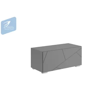 Тумба напольная Гранж ТМ-001 – Графит Софт/Серый шифер (МК Стиль)