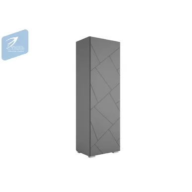 Шкаф Гранж ШК-001 – Графит Софт/Серый шифер (МК Стиль)