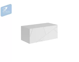 Тумба подвесная Гранж ТМ-002 – Белый Софт матовый/Белый шагрень (МК Стиль)