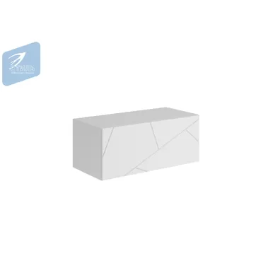 Тумба подвесная Гранж ТМ-002 – Белый Софт матовый/Белый шагрень (МК Стиль)