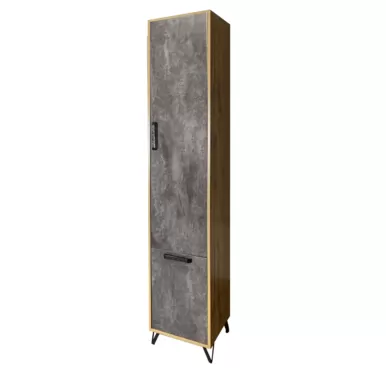 Пенал Пируэт - Дуб вотан/Бетон темный (Рикко)