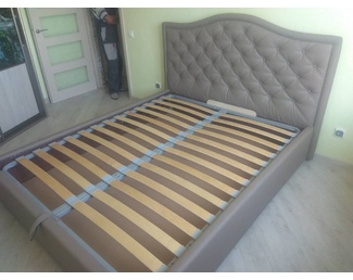 Кровать Даймонд 1.2 - Серый (СофтМебель)
