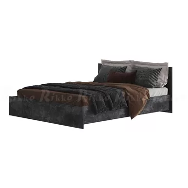 Кровать Аванта 1,6м - Бетон тёмный (Рикко)
