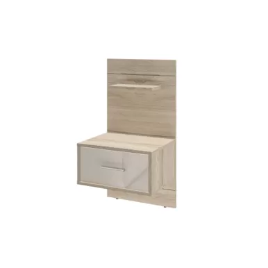 Тумба прикроватная Лациа СТЛ.418.02 - Крем бежевый / Дуб санремо (Столлайн)