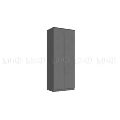 Шкаф 2-х створчатый платяной Челси - Графит (МИФ)