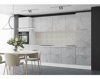 Кухня Оптима 3.4м - Гранит маус (Горизонт)