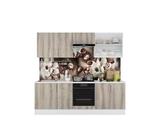 Кухня Европа 2.4м ЛДСП - Вариант 2 - Таормино (Горизонт)