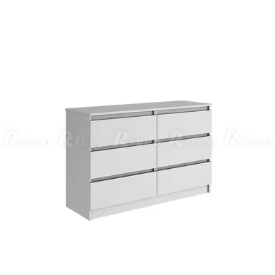 Комод Аванта 1200 - Белый шагрень (Рикко)