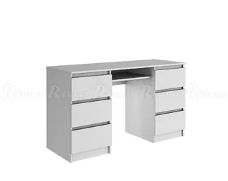 Стол с ящиками Аванта - Белый шагрень (Рикко)