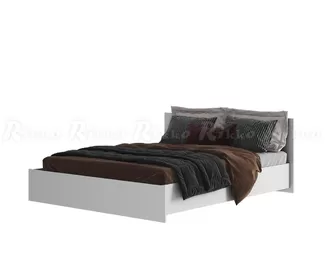 Кровать Аванта 1,6м - Белый шагрень (Рикко)