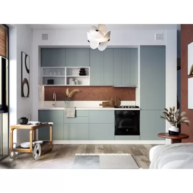 Кухня Сиэль 3.0м - Мисти-грин