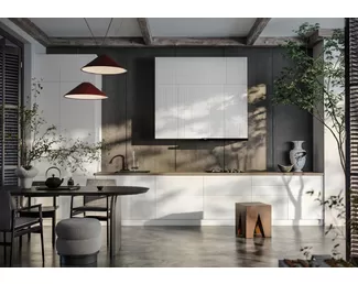 Кухня Сиэль 4.8м - Айленд силк