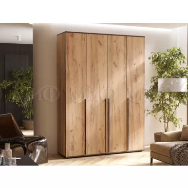 Шкаф 4-х створчатый Норд (1600) - Дуб крафт (МИФ)
