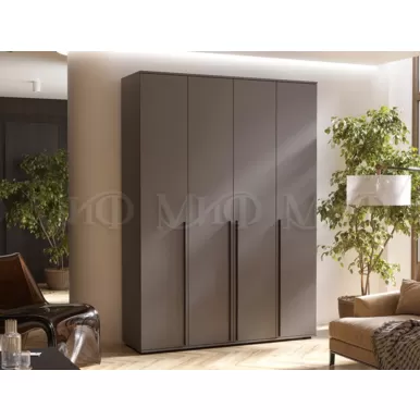 Шкаф 4-х створчатый Норд (1600) - Графит (МИФ)