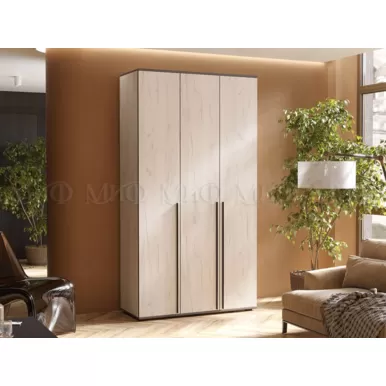 Шкаф 3-х створчатый Норд (1200) - Дуб крафт белый (МИФ)