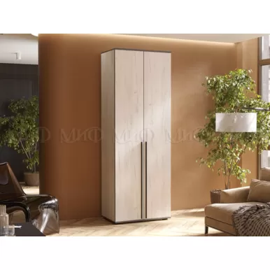 Шкаф 2-х створчатый Норд (800) - Дуб крафт белый (МИФ)