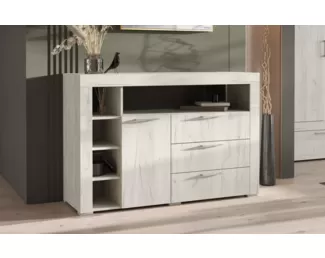 Комод Гранд К1 - Дуб крафт белый (Стендмебель)