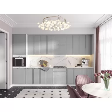 Кухня Орлеан 3.6м - Кантри серый (Стендмебель)