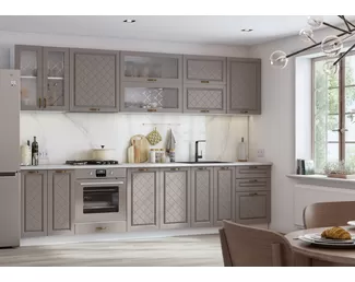 Кухня Модена 3.0м - Дуб серый (Стендмебель)