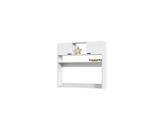 Надстройка МИА Н-051 для стола - Белый металлик / Анкор светлый (Стендмебель)