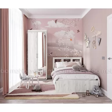 Детская Гранд - Комплект 2 - Дуб крафт белый (Стендмебель)